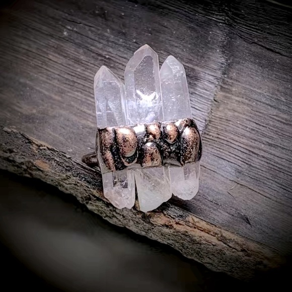 Bronze quartz ring - Picture 2 of 6